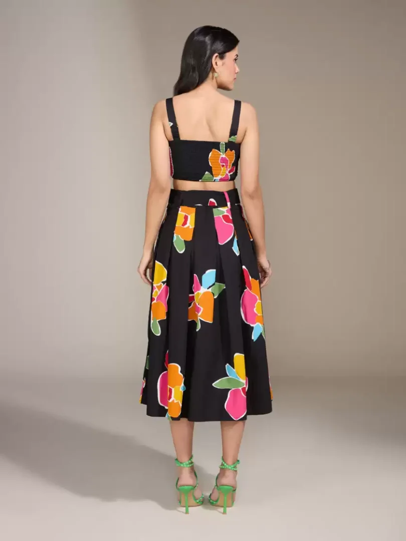 FlageFerray Women Fit and Flare Multicolor Dress - Image 5