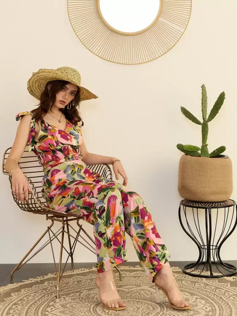 Women Two Piece Dress Pink Dress