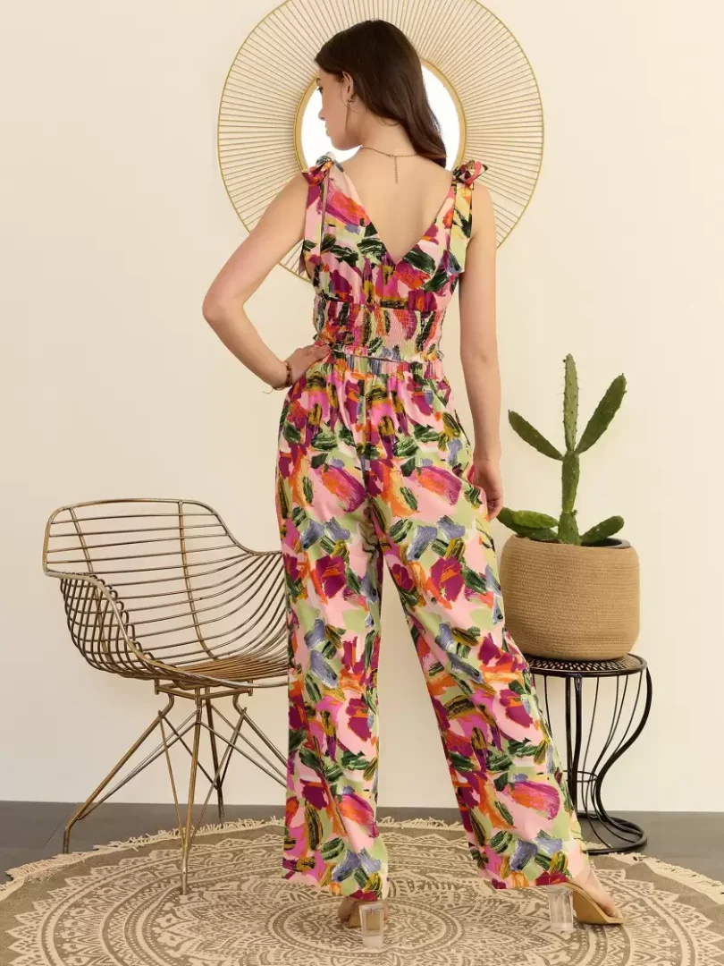 Women Two Piece Dress Pink Dress - Image 4